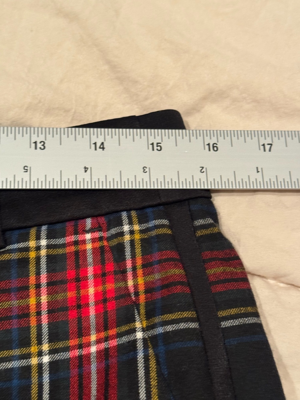 Women's J. Crew Tartan Plaid Wool Pants, Size 8 NEW Christmas Winter - Picture 7 of 7